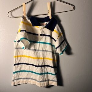 Colorful Striped Kids Polo Shirt vintage